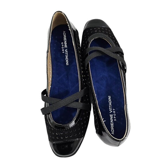 Adrienne Vittadini Sport Faine Criss Cross Strap Women’s Size 6M Flats - Unworn - Picture 12 of 16
